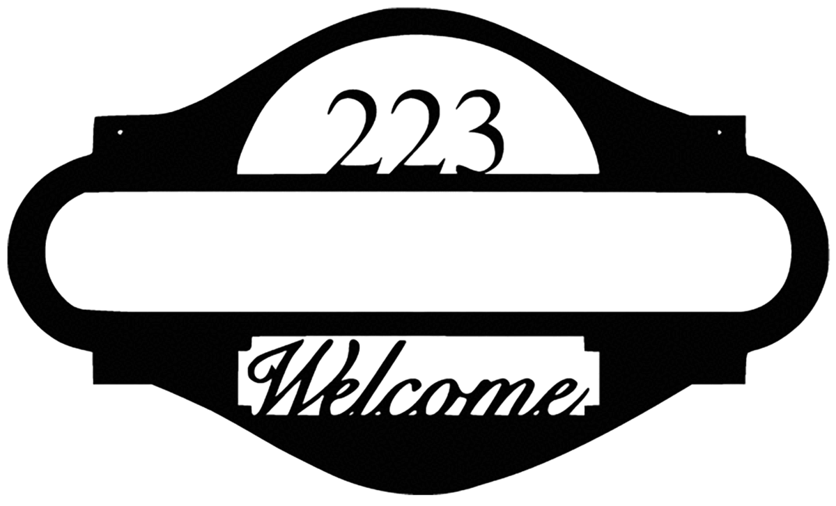 Name Monogram Address Sign