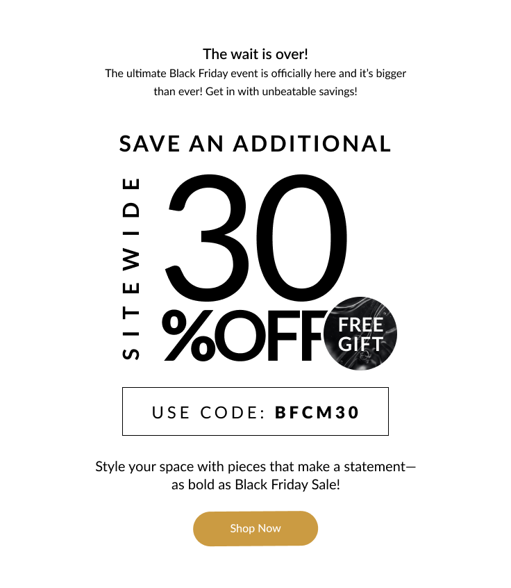 Celebrate & Save 30% off