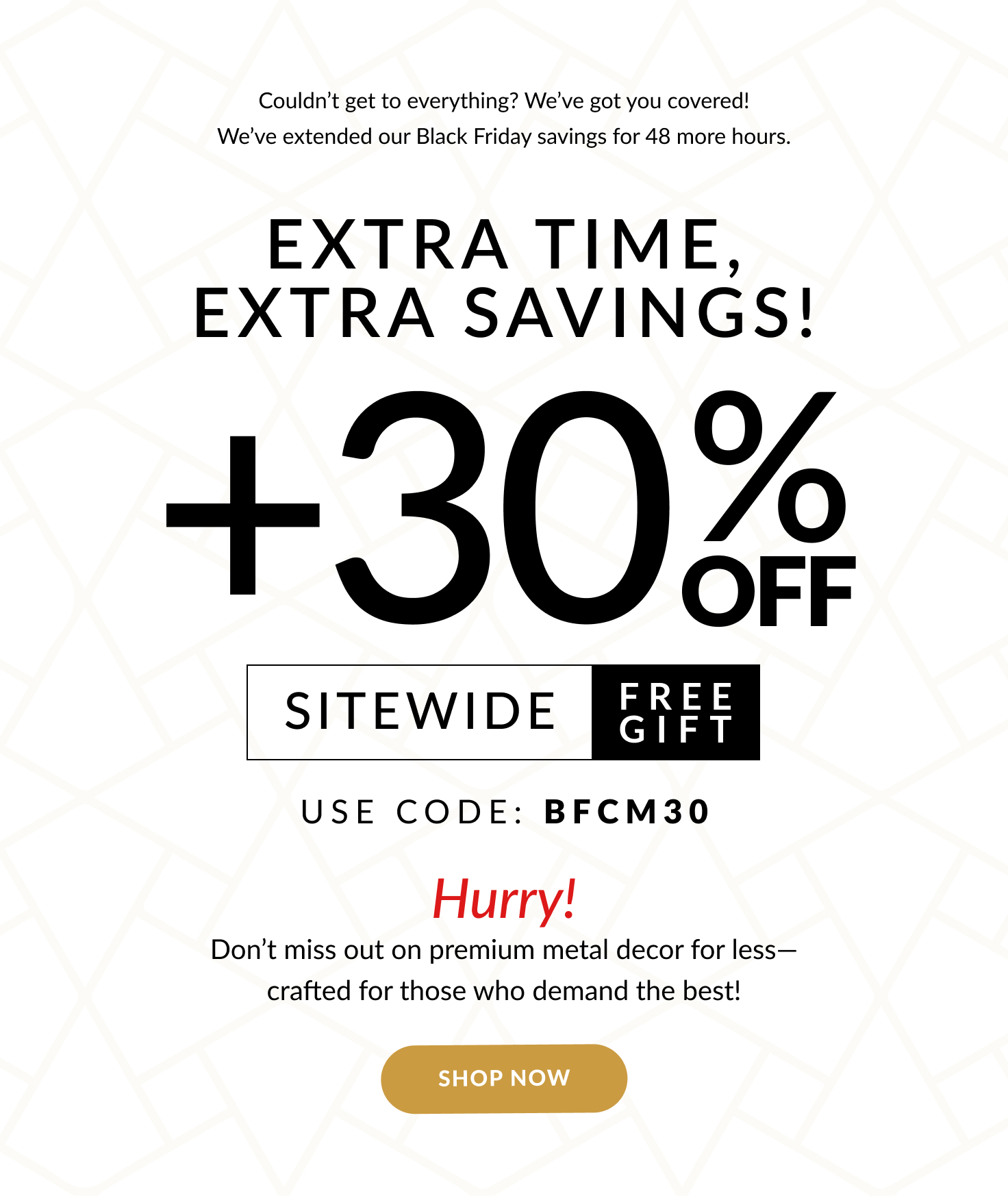 Celebrate & Save 30% off