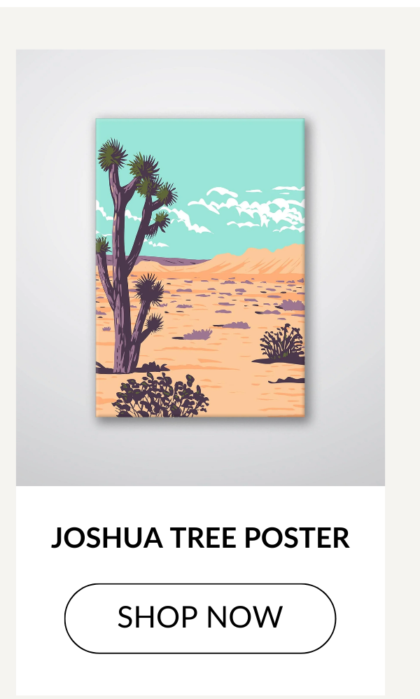 JOSHUA TREE POSTER - SHOP NOW >