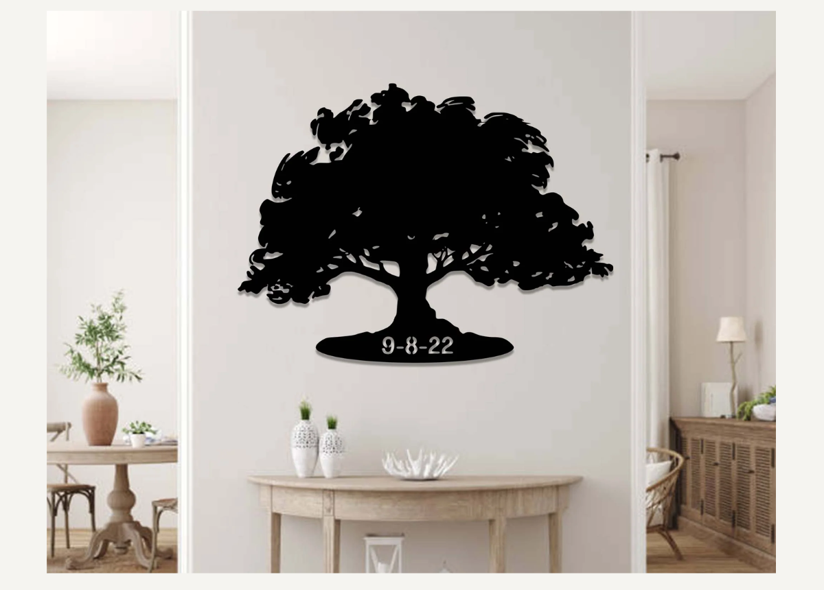 Choose size, font, and finish; Perfect for weddings, anniversaries, or businesses; Ships fast from Austin, TX.