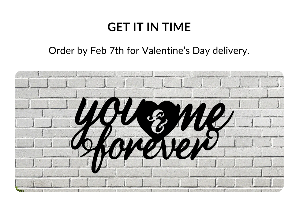 Get It In Time - Order by Feb 7th for Valentine's Day delivery.