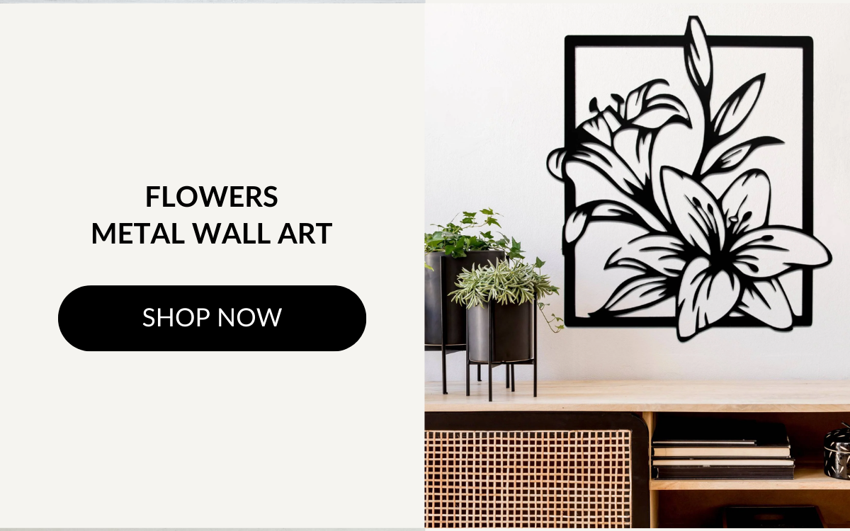 Flowers Metal Wall Art - Shop Now >
